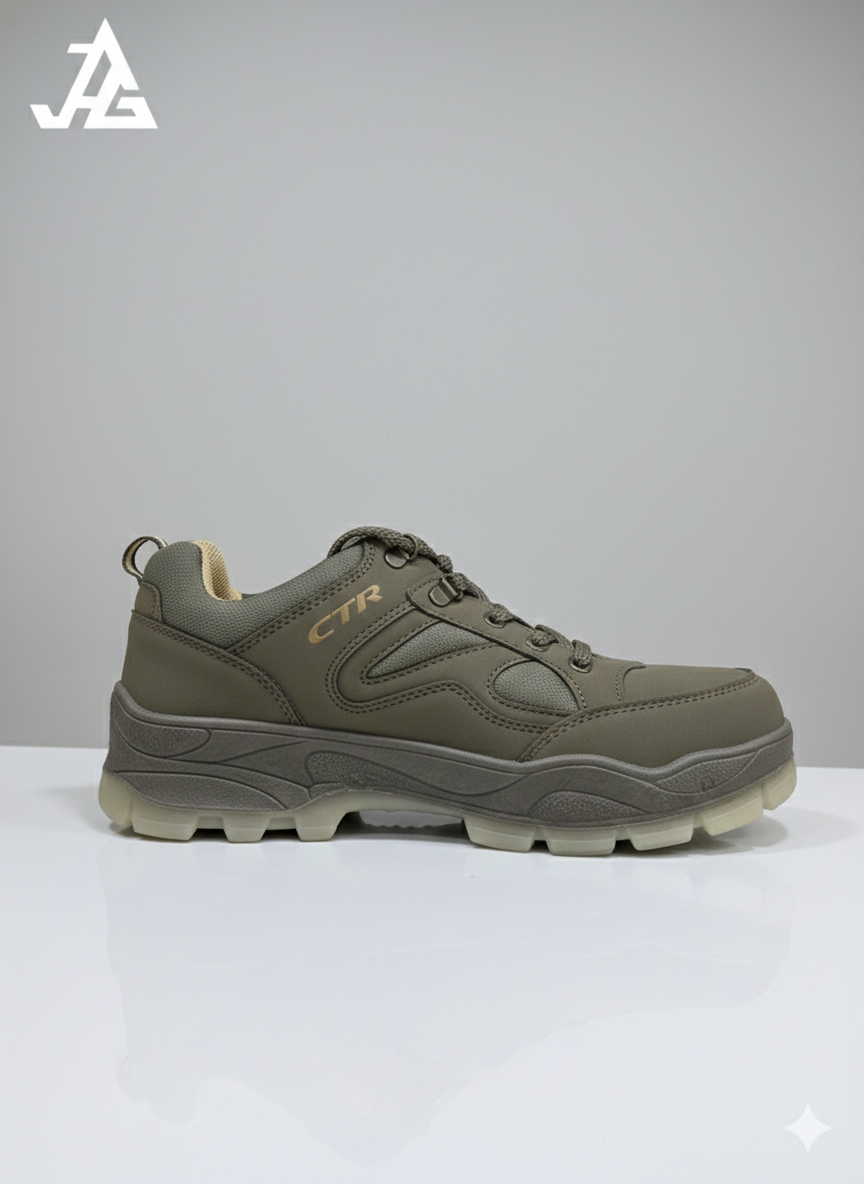 CTR OD 1 Series Low Ankle Hiking & Trekking Shoes | Unisex | Olive | Coasters Trekking Shoes