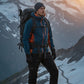 JAG Mt. Kailash Series Trekking & Hiking Pants | Snow Proof | Fleece Inside | Unisex Design | Bonded Fleeced Fabric | Snow Trekking Pants | Triple Layered Fabric | Jet Black - Limited Edition