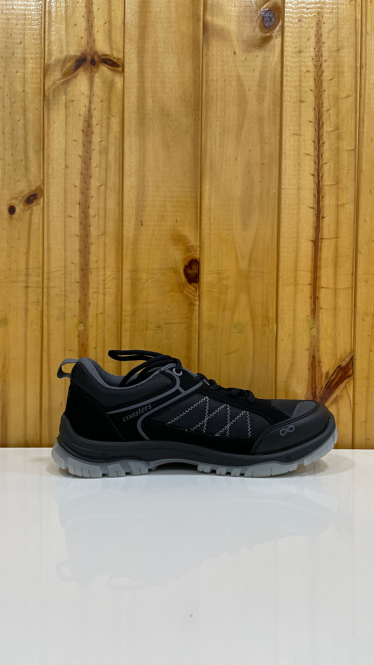 CTR Trek 1 Series Low Ankle Hiking & Trekking Shoes Small Sizes | Unisex | Black | Coasters Trekking Shoes