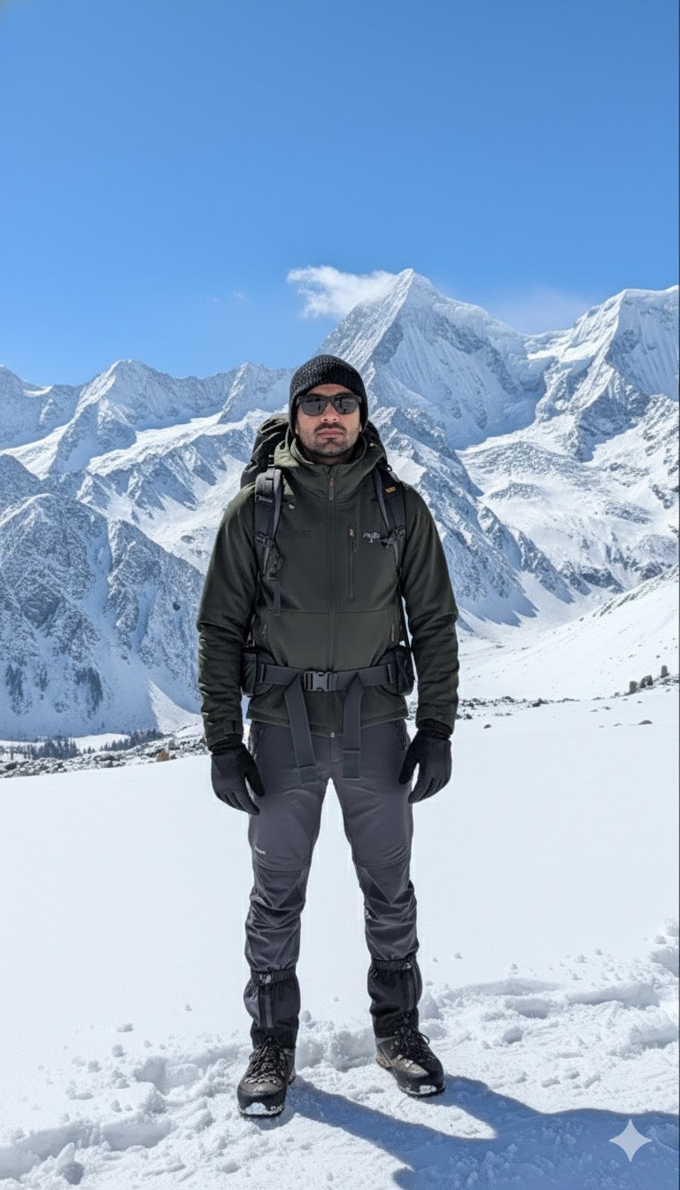 JAG Siachen Series Minus 5 Tactical Snowproof Jacket | Winter Jacket | Olive Green | 3 Pockets