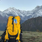 JAG Aranya 54L Backpack | Air Flow Back Support | Twin Aluminium Rods + Mesh | Alpine Sunset