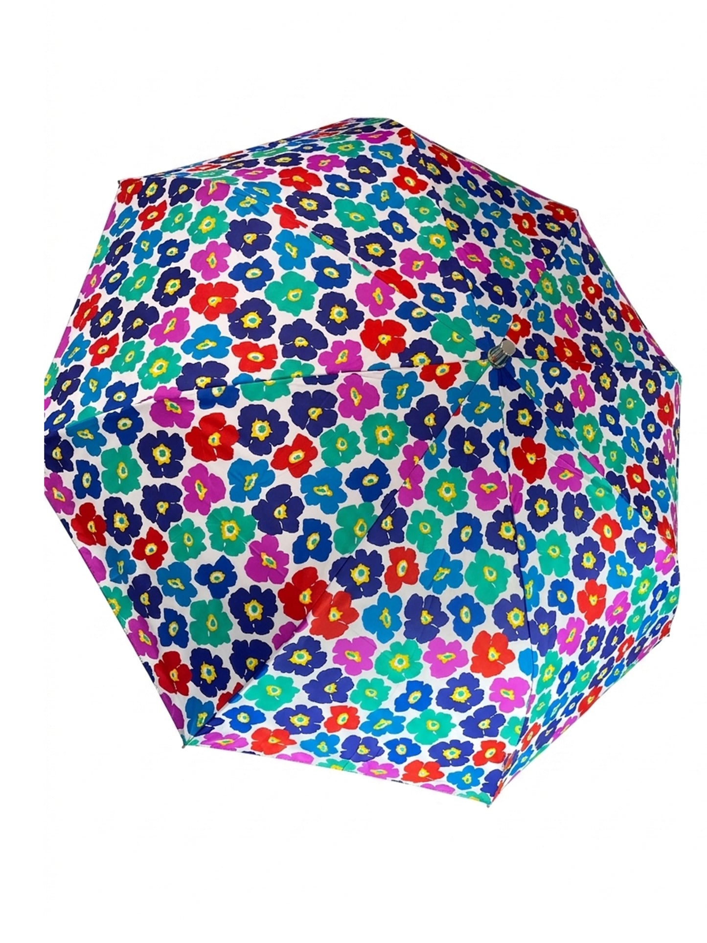 Jainsons Bloom X4 Umbrella | 2 Fold Umbrella | Silver Print | Flora 5