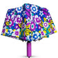 Jainsons Bloom X4 Umbrella | 2 Fold Umbrella | Silver Print | Flora 6
