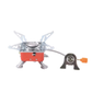 Square Camping Gas Stove with Pipe | Extra Safety – Portable Outdoor Cooking Stove for Hiking, Trekking & Camping