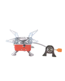 Square Camping Gas Stove with Pipe | Extra Safety – Portable Outdoor Cooking Stove for Hiking, Trekking & Camping