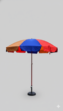 Heavy Duty Outdoor Garden Umbrella | Thick Oxford Fabric | Garden Umbrella | Outdoor Umbrella | 6/7/8 Feet Diameter | Thick High Carbon Metal Frame