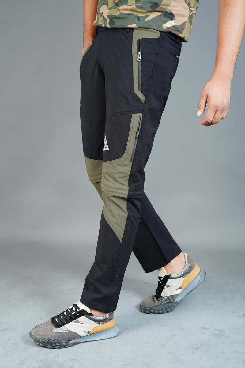 JAG Delta 2.0 Convertible Trekking & Hiking Pants | Traveller Series | Quick-Dry | Unisex Design | 6 Pockets