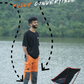 JAG TerraTrek Convertible Limited Edition Trekking Pant | Cosmic Orange | Bottom Zipper | Ultra Light Crush Fabric