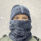 JAG Winter Cap & Neck Warmer Combo Set | Fur Inside | Reversible Design