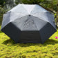 Jainsons YD Piping 3 Fold Umbrella | Nylon Fabric | Unisex Design | Grey