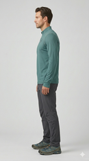 JAG Summit Seeker Series Full Sleeves Tshirt | UPF 50+ Protection | Hiking Tshirt | Trekking Tshirt | Space Grey