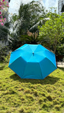Jainsons Rain Splash 2 Fold Umbrella | Nylon Fabric | Blue