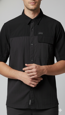 JAG Summit Seeker Hiking, Trekking & Travel Shirt | Ultra Light Parachute Fabric | Half Sleeves | Quick Dry | Mountains
