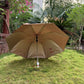 Jainsons Mono Silver 2 Fold Umbrella | Brown