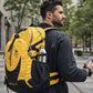 JAG Aranya 45L Alpine Backpack | Air Flow Back Support | Twin Aluminium Rods + Mesh | Solar Flare