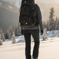 JAG Mt. Kailash Series Trekking & Hiking Pants | Snow Proof | Fleece Inside | Unisex Design | Bonded Fleeced Fabric | Snow Trekking Pants | Triple Layered Fabric | Jet Black - Limited Edition