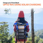 JAG 20000mAh Solar Power Bank, 4 Solar Panels, 2 USB & 1 Type C Output for 3 Device Charging, 3 Mode LED Flashlight,Rugged and Compact | Solar Charger Power Bank | Portable Solar Charger