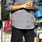 JAG Air - Wave Pro Travel Shirt | Hiking Shirt | Safari Shirt | Fully Stretchable | Full Sleeves Shirt | 2 Pocket Design | Deep Blue