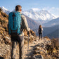 JAG Aranya 45L Alpine Backpack | Air Flow Back Support | Twin Aluminium Rods + Mesh | Glacier Blue