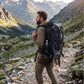 JAG Aranya 45L Alpine Backpack | Air Flow Back Support | Twin Aluminium Rods + Mesh | Granite Peak