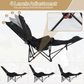 FOLDABLE CAMPING CHAIR WITH LEG EXTENSION