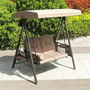 Luxury Swing for Adult 2 Seater Outdoor Garden Jhula with Canopy roof/Cushion & Cup Holder (Capacity : 270 kgs)