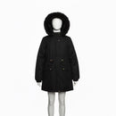 JAG Women’s Bonded Fur Water Repellent Jacket | Blush Pink | Jet Black