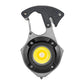 USB Rechargeable Long Range Keychain Emergency Torch Light with Lighter