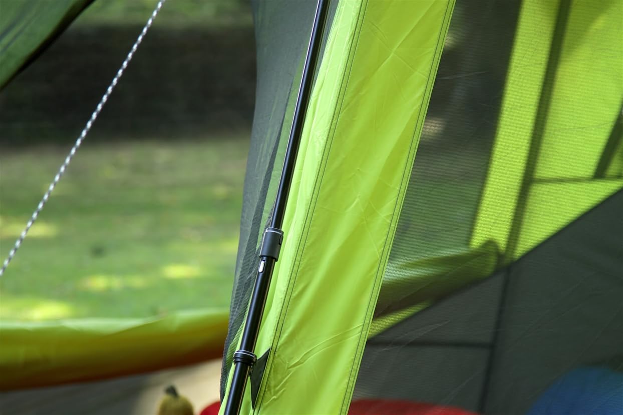 Coleman Fastpitch Instant Cabin 8 Person | 60-Second Fastpitch Setup | Weathertec System | 600 mm Water Column | Pre-Attached Poles