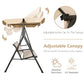 Outdoor Swing for garden / Indoor Swing - 2 seater Swing with Removabe waterproof Canopy - Jhula for Garden, Swing for Terrace, Swing for Adults, Swing for Balcony
