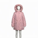 JAG Women’s Bonded Fur Water Repellent Jacket | Blush Pink | Jet Black