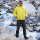 JAG Mt. Elbrus Quilted Snow Jacket | Minus 10 Jacket | Super Soft Nylon Fabric | Ultra Light Series | Sunny Yellow