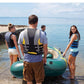 Intex Inflatable Air PVC Seahawk 4 Boat Set, Multi Color