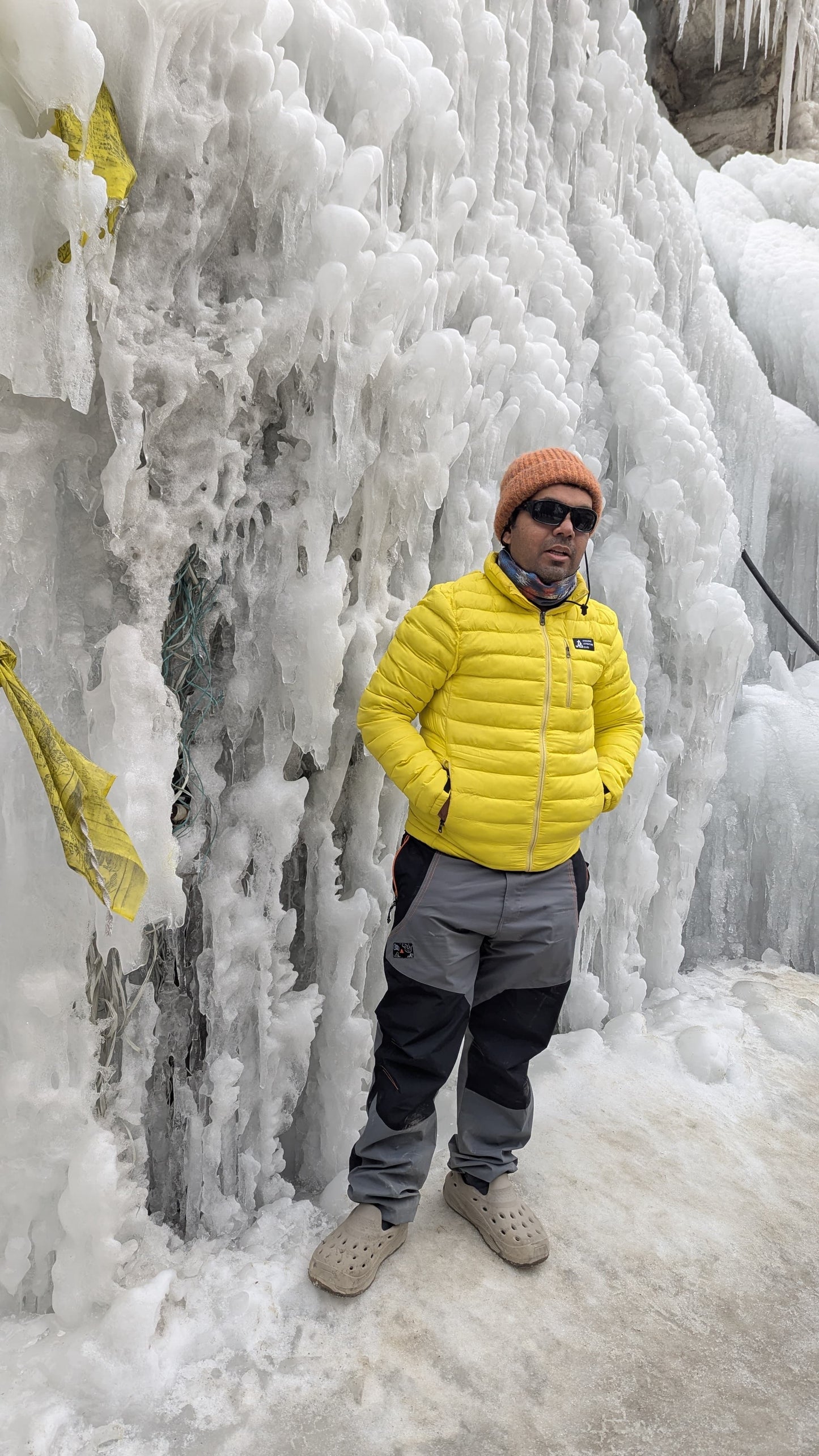 JAG Mt. Elbrus Quilted Snow Jacket | Minus 10 Jacket | Super Soft Nylon Fabric | Ultra Light Series | Sunny Yellow