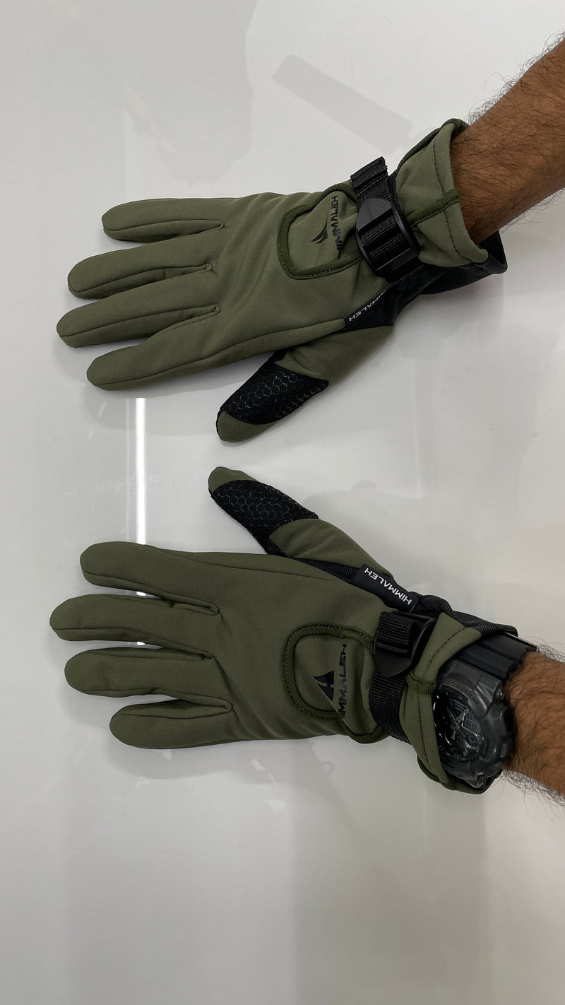 Water Repellent Fleeced Gloves | Mobile Use Touchscreen