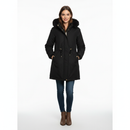 JAG Women’s Bonded Fur Water Repellent Jacket | Blush Pink | Jet Black