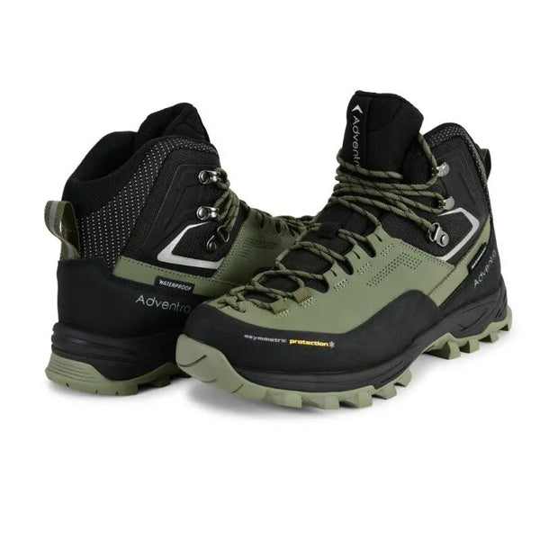 JAG Adventra Warm and Waterproof Hiking Boots - ET1101 Mountain Shoes | 3M Insulation | Hiking & Trekking | Uniform Green