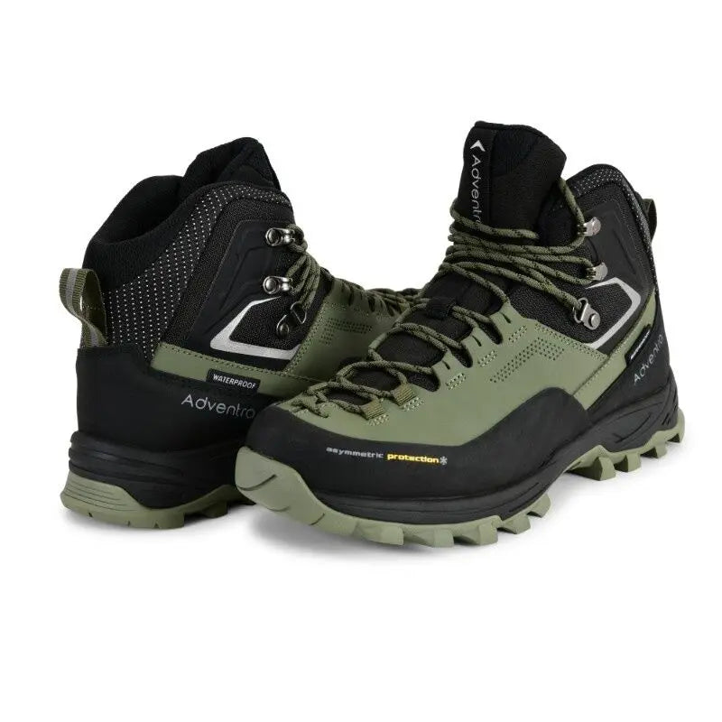 JAG Adventra Warm and Waterproof Hiking Boots - ET1101 Mountain Shoes | 3M Insulation | Hiking & Trekking | Uniform Green