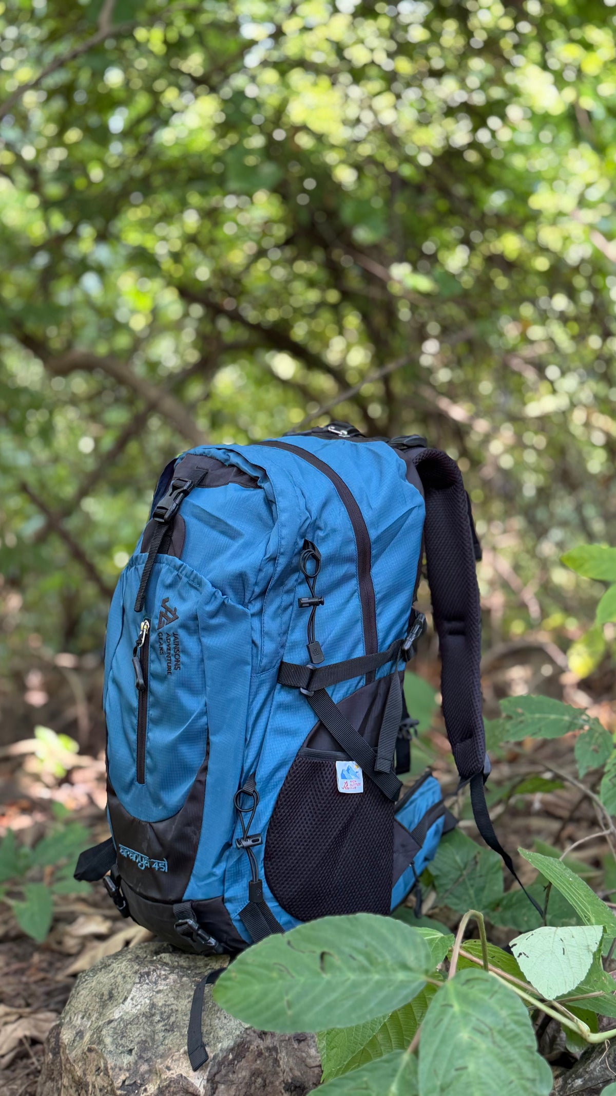 JAG Aranya 45L Alpine Backpack | Limited Edition | Air Flow Back Support | Twin Aluminium Rods + Mesh | Desert Fawn