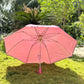 Jainsons Rain Splash 2 Fold Umbrella | Nylon Fabric | Peach