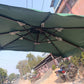 2.5 Mtr Side Pole Umbrella (Square Shape, 360 Degrees Rotating with Marble Base)