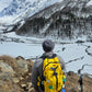 JAG Aranya 45L Alpine Backpack | Air Flow Back Support | Twin Aluminium Rods + Mesh | Solar Flare