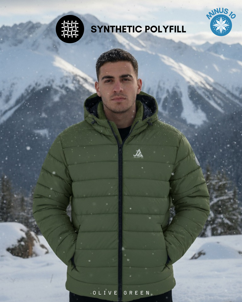 JAG Shivalik Series Minus 10 Polyfill Jacket | Heavy Insulation | Synthetic Polyfill | Made For Extreme | Ultra Light Weight | Peak Performance Gear