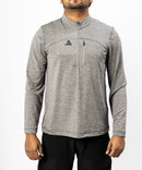 JAG Summit Seeker Series Full Sleeves Tshirt | UPF 50+ Protection | Hiking Tshirt | Trekking Tshirt | Grey