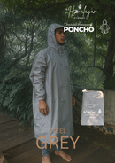 Himalayan Leopard Pack and Go Foldable Poncho | Ultra Light Series | 3000MM Water Repellent | Self Foldable | Unisex