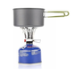 World's Smallest Camping Stove* | Mini Backpacking Camping Stove with Piezo Ignition – Portable Gas Stove for Hiking, Trekking & Outdoor Cooking