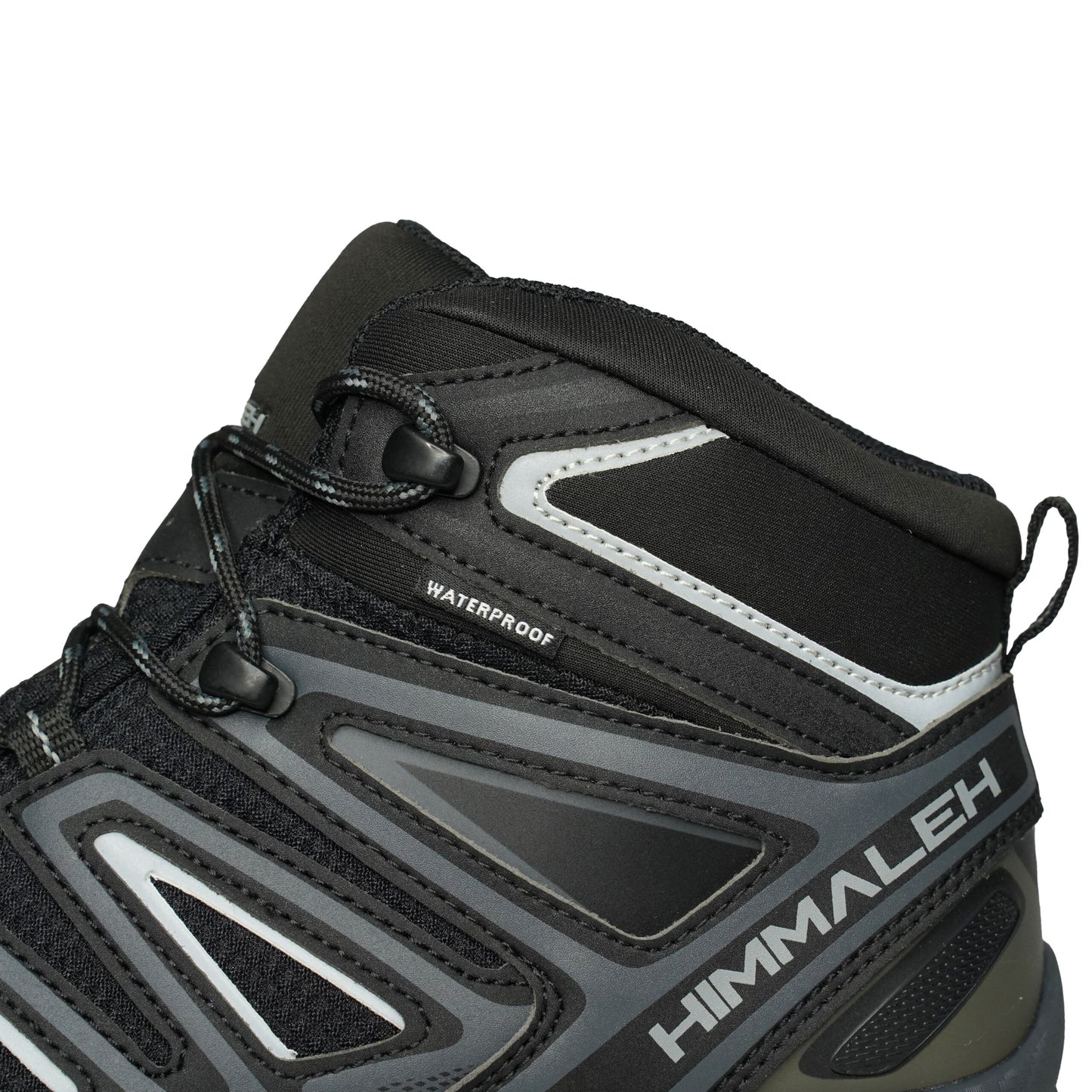Himmaleh Ranger High Ankle Hiking & Trekking Shoes | Waterproof | Colour: Charcoal | Anti Skid | Vegan