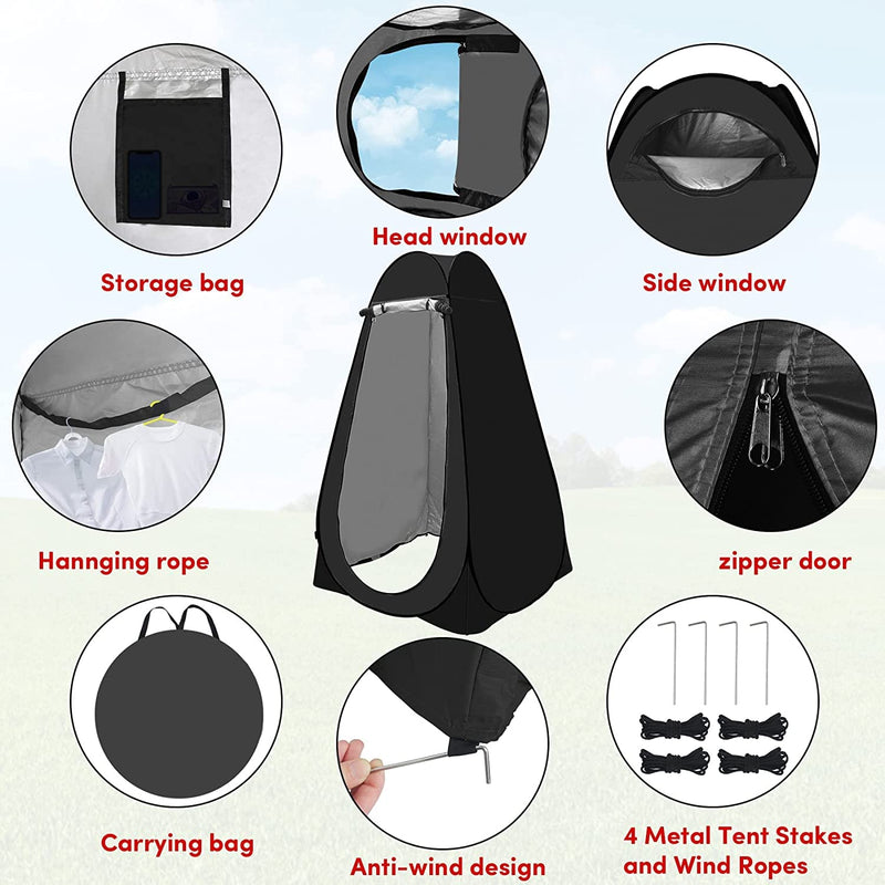 portable tent bathroom Pop Up Privacy Tent | Shower Tent