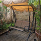 Outdoor Swing for garden / Indoor Swing - 2 seater Swing with Removabe waterproof Canopy - Jhula for Garden, Swing for Terrace, Swing for Adults, Swing for Balcony