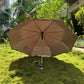 Jainsons YD Piping 3 Fold Umbrella | Nylon Fabric | Unisex Design | Brown